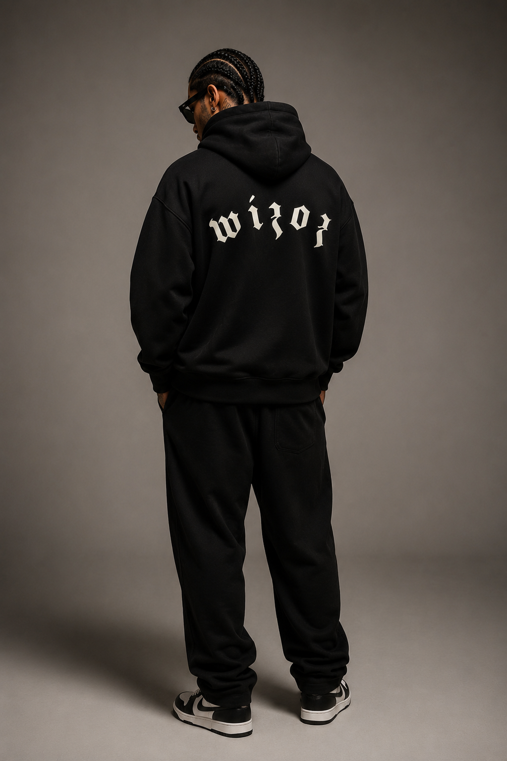 WIZOZ Hoodie – Minimal Streetwear Hoodie, Premium Back