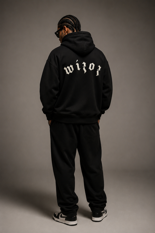 WIZOZ Hoodie – Minimal Streetwear Hoodie, Premium Back
