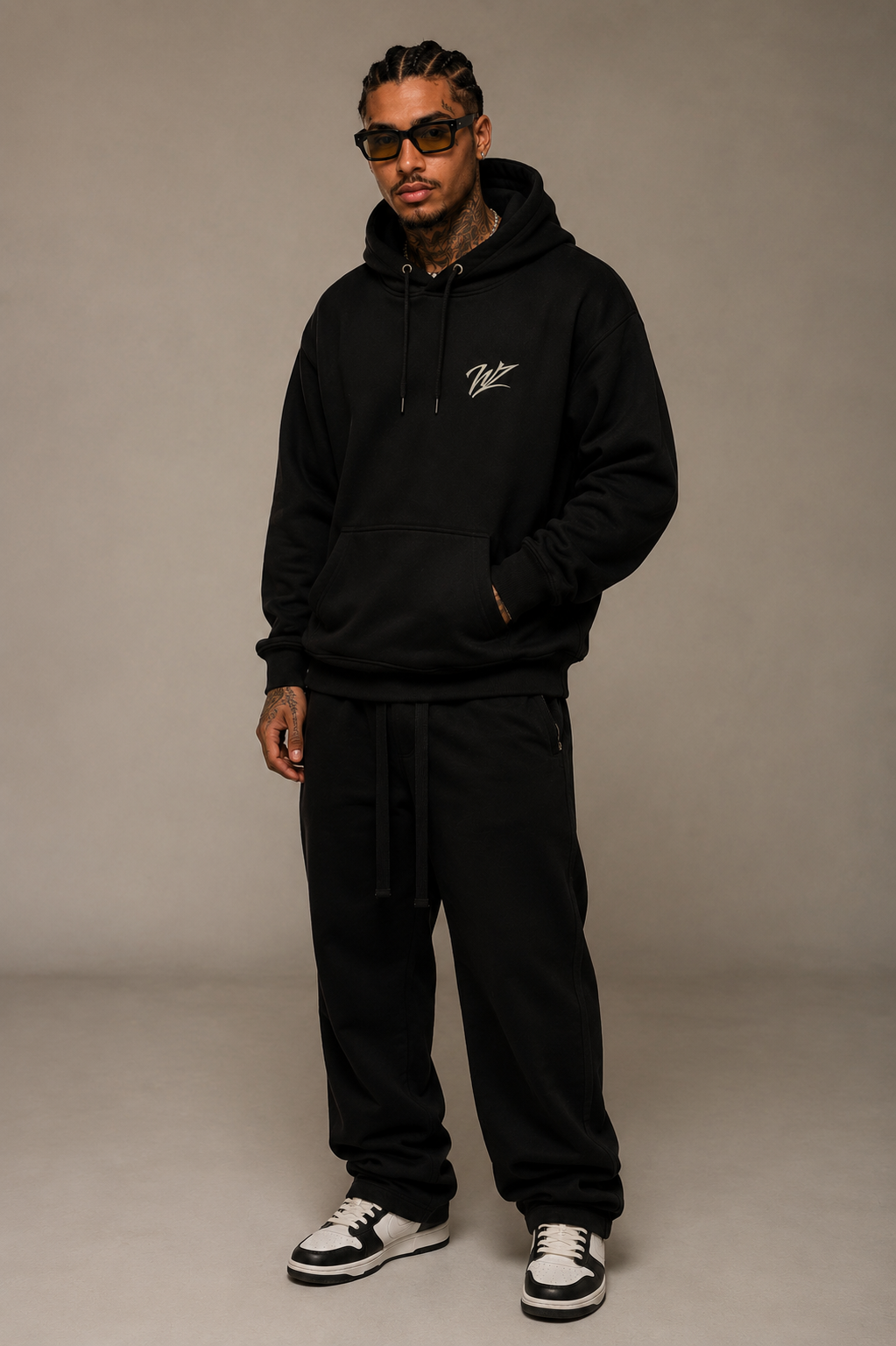 WIZOZ Hoodie – Minimal Streetwear Hoodie, Premium Back