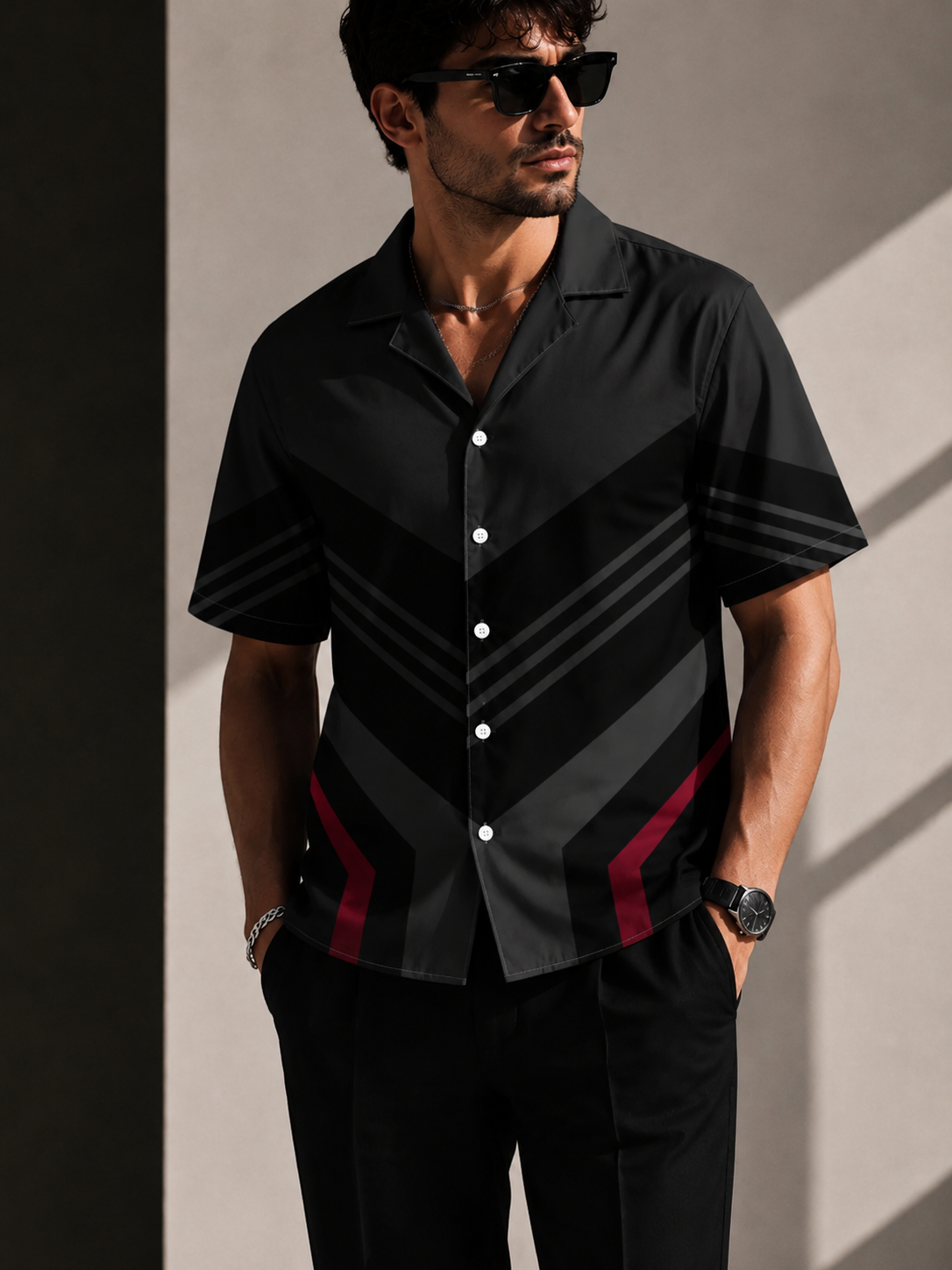 Unisex button shirt